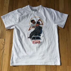 High Top SS Tee - White (Akoo X Manasseh Collaboration‎ Size Large
